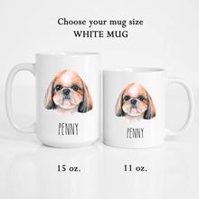 Load image into Gallery viewer, Shih Tzu Dog Personalized Coffee Mug
