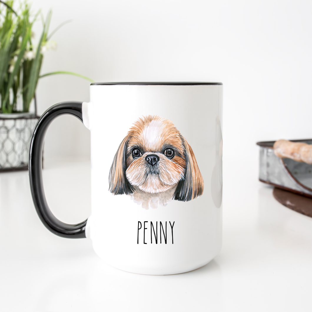 Shih Tzu Dog Personalized Coffee Mug