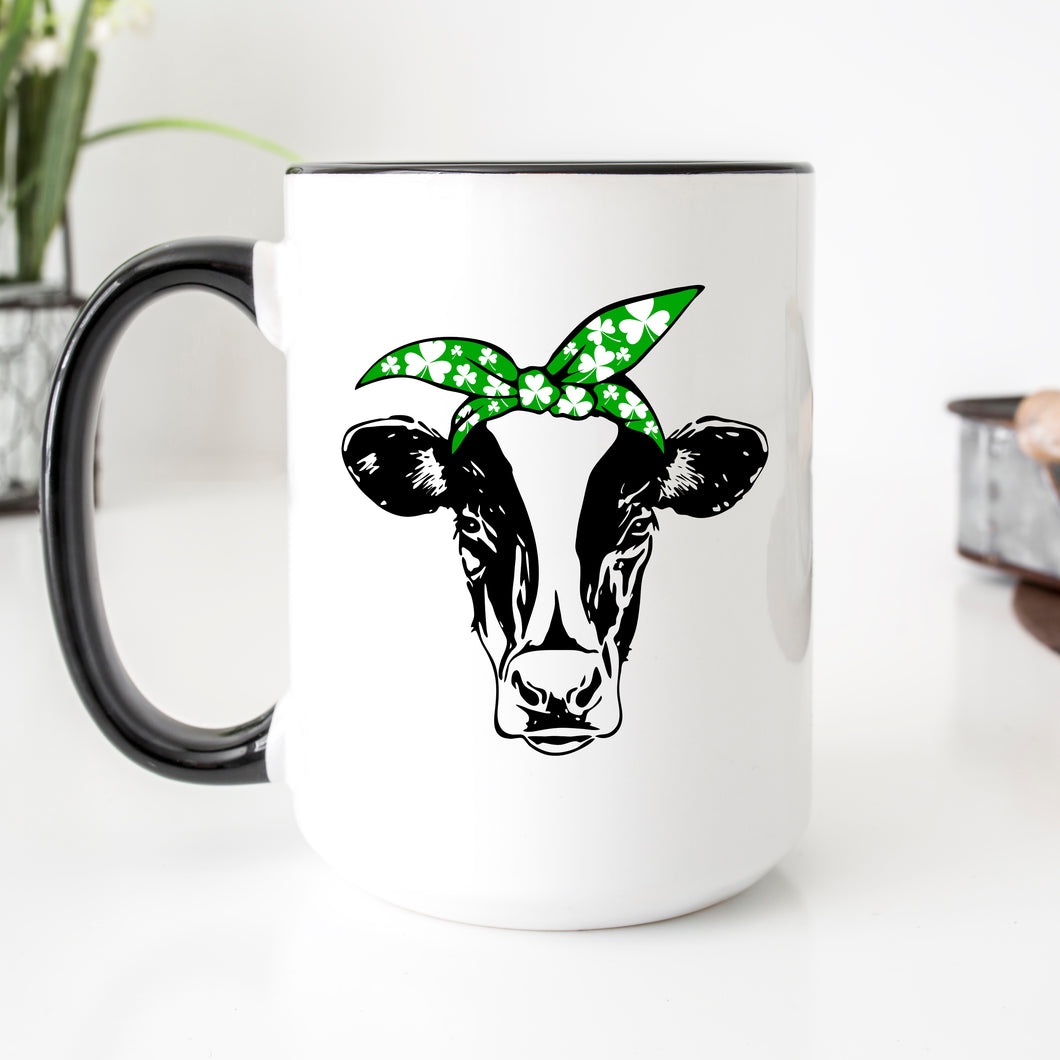 Cow St Patricks Mug