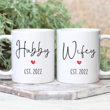 Load image into Gallery viewer, Hubby or Wifey Mug
