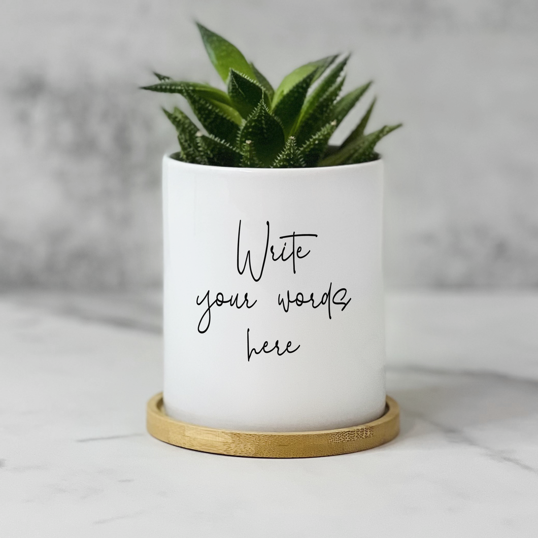 Personalized planter