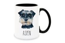 Load image into Gallery viewer, Zwergschnauzer Miniature Schnauzer Dog Personalized Coffee Mug

