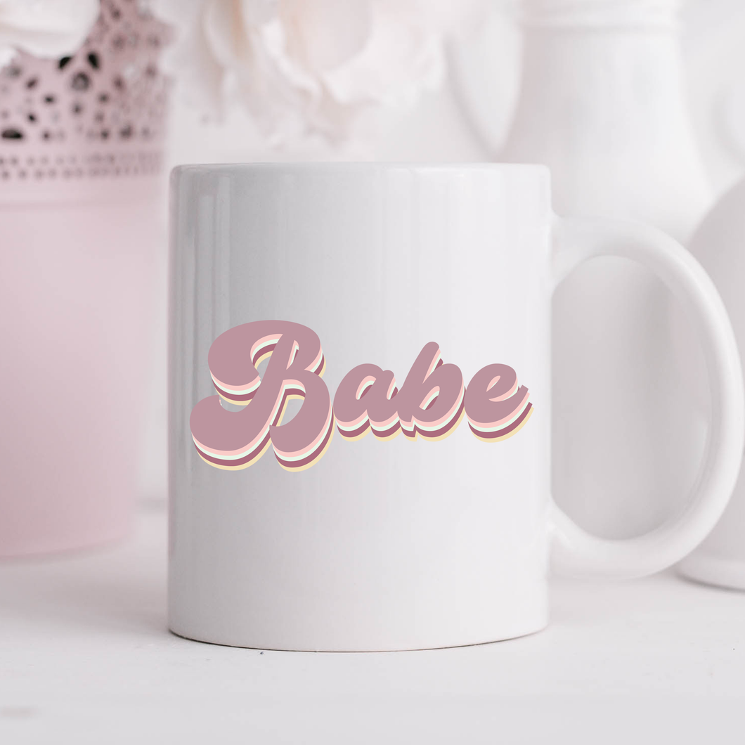 Babe Babe Retro Mug