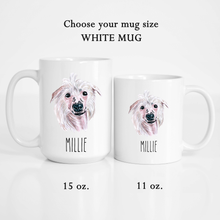 Load image into Gallery viewer, Chinese crested Dog Face Personalized Coffee Mug
