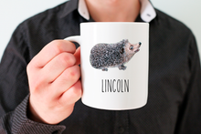 Load image into Gallery viewer, Hedgehog Personalized Pet Mug

