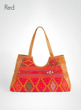 Load image into Gallery viewer, Boho Triangle Leather Bag
