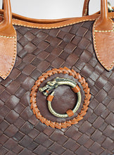 Load image into Gallery viewer, Brown Leather Bag with Attitude
