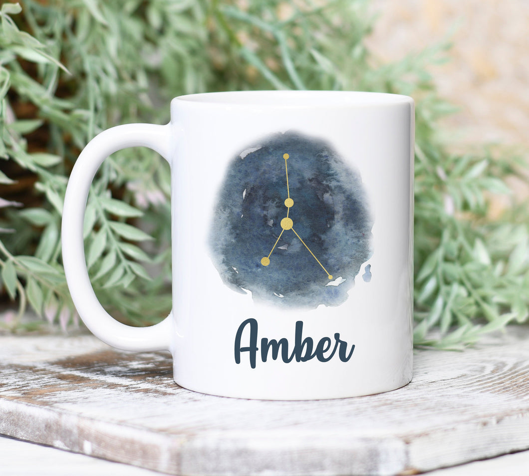 Cancer Personalized Name - Zodiac Constellation Mug