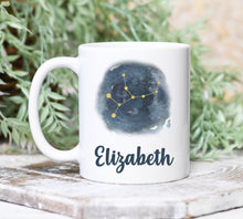 Load image into Gallery viewer, Virgo Personalized Name Zodiac Constellation Mug

