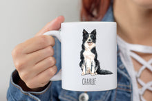 Load image into Gallery viewer, Border Collie Dog Personalized Coffee Mug
