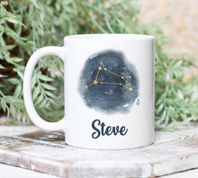 Load image into Gallery viewer, Aries Personalized Name - Zodiac Constellation Mug
