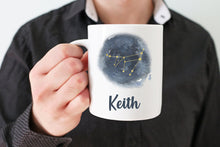 Load image into Gallery viewer, Capricorn Personalized Name Zodiac Constellation Mug
