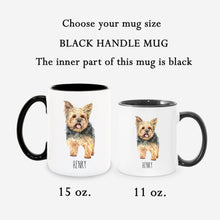 Load image into Gallery viewer, Yorkshire Terrier Dog Personalized Coffee Mug
