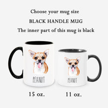 Load image into Gallery viewer, Chihuahua Dog Face Personalized Coffee Mug
