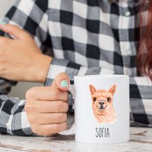 Load image into Gallery viewer, Alpaca Personalized Coffee Mug
